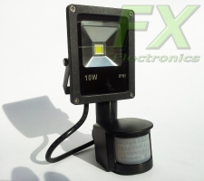 LED Floodlight 10W PREMIUM move sensor Cold